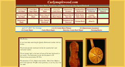 Desktop Screenshot of curlymaplewood.com